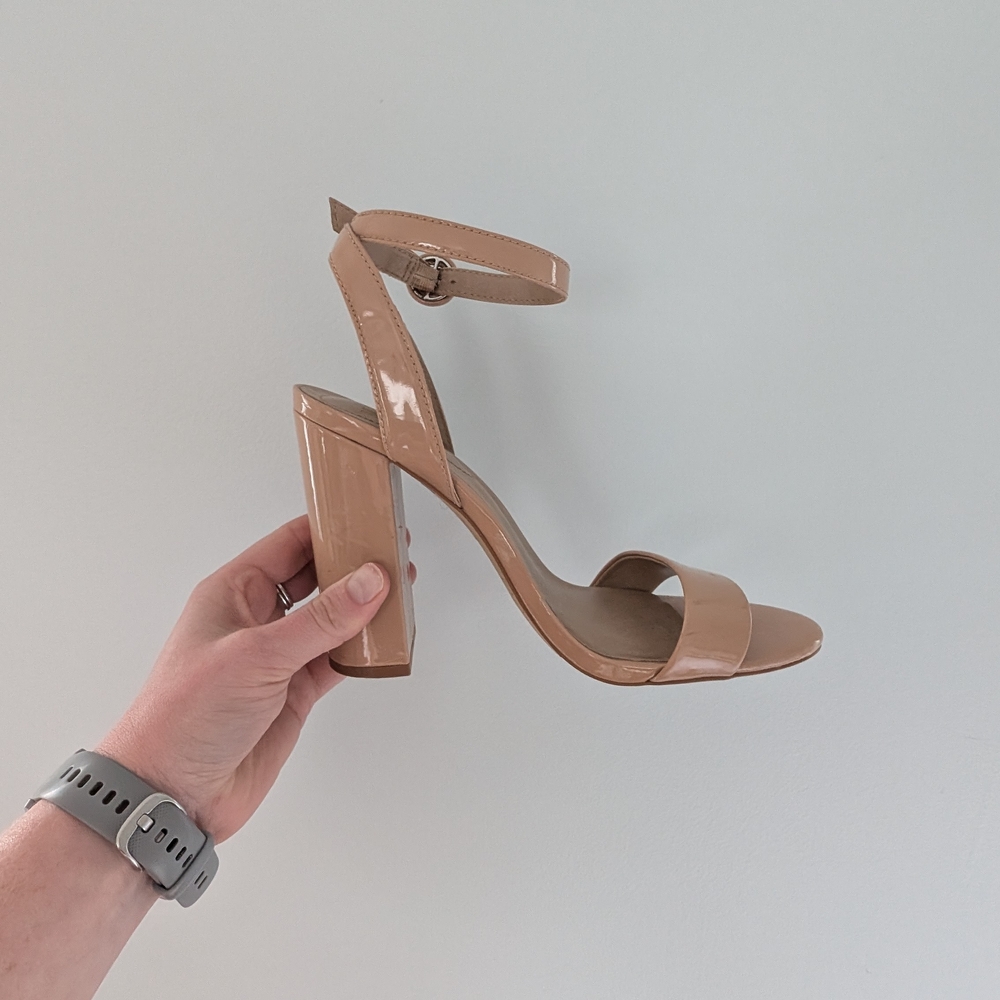 Mix No. 6 Tan Block Heel Sandals